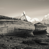 Buy canvas prints of  Dead Boats by Neal P