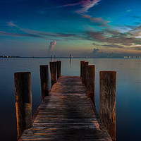 Buy canvas prints of Sunrise at Tampa Bay by Neal P