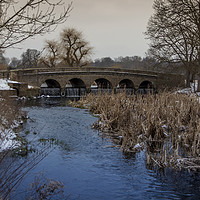Buy canvas prints of Snow at Five Arches by Neal P