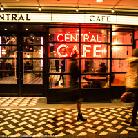 Buy canvas prints of Central Cafe by Neal P