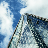 Buy canvas prints of The Shard in London by Caroline Opacic