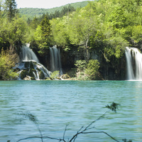 Buy canvas prints of Plitvice Lakes National Park by Caroline Opacic