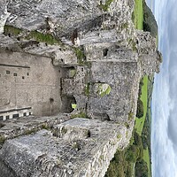 Buy canvas prints of Llansteffan castle by Rachael Hood