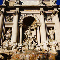 Buy canvas prints of Trevi Fountain by Rachael Hood