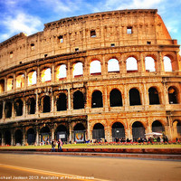 Buy canvas prints of colosseum by Rachael Hood