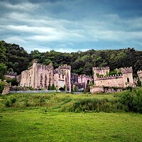 Buy canvas prints of Gwrych castle by Rachael Hood