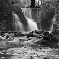 Buy canvas prints of Penllegaer Waterfall by Keith Cooper