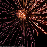 Buy canvas prints of Fireworks by Abigail Langridge
