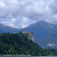 Buy canvas prints of Bled Castle by Andrew Middleton