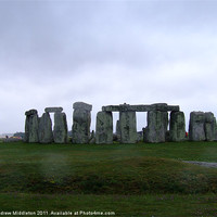Buy canvas prints of Stonehenge by Andrew Middleton