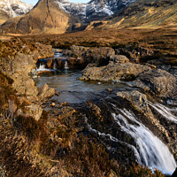 Buy canvas prints of Fairy Pools in April by John Dunbar