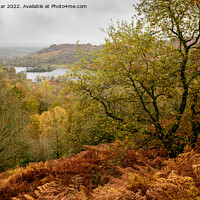 Buy canvas prints of Autumn around Rydal Water by John Dunbar