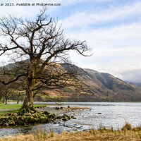 Buy canvas prints of Buttermere Shore by John Dunbar