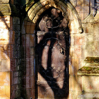 Buy canvas prints of Hand on the Church Door by John Dunbar