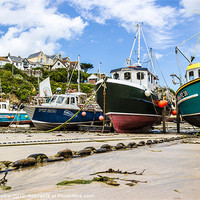 Buy canvas prints of Newquay Habour by John Dunbar