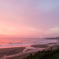 Buy canvas prints of Dawn On Tynemouth Beach by John Dunbar