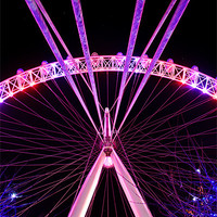 Buy canvas prints of The London Eye by Phil Clements