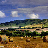 Buy canvas prints of Alfriston Harvest by Phil Clements