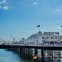 Buy canvas prints of Brighton 'Palace' Pier by Phil Clements