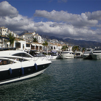 Buy canvas prints of Puerto Banus, Marbella by Phil Clements