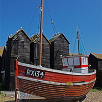 Buy canvas prints of Hastings Fishing Boat by Phil Clements
