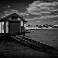 Buy canvas prints of Clacton Pier Lifeboat Station & Slipway by Phil Clements