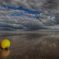 Buy canvas prints of Gathering Storm Over Pevensey Bay by Phil Clements