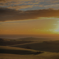 Buy canvas prints of South Downs Sunset by Phil Clements