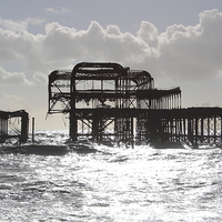 Buy canvas prints of Dis-a-pier! by Phil Clements