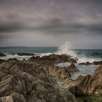 Buy canvas prints of  Barricane Beach Rocks, Woolacombe by Phil Clements