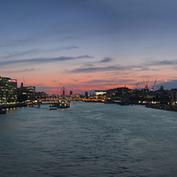 Buy canvas prints of  London Sunset by Phil Clements