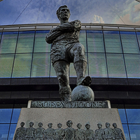 Buy canvas prints of Bobby Moore Statue by Phil Clements