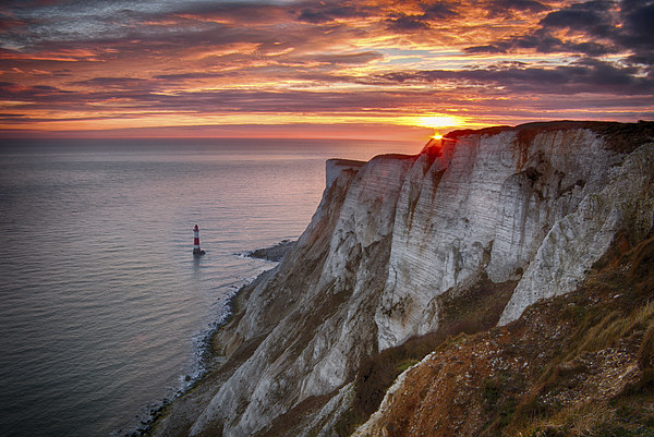  Beachy Head Sunset Canvas Print by Phil Clements
