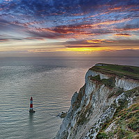 Buy canvas prints of Beachy Head Sunset by Phil Clements