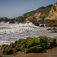Buy canvas prints of Albufeira, Praia da Oura Beach by Phil Clements