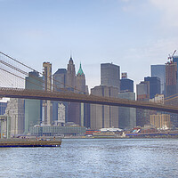 Buy canvas prints of Brooklyn Bridge & Manhattan by Phil Clements