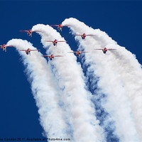 Buy canvas prints of The Red Arrows by Bernie Condon