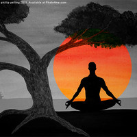 Buy canvas prints of Sunset Meditation. by camera man