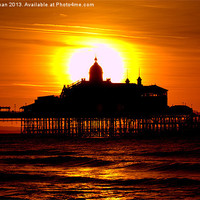 Buy canvas prints of Pier in Silhouette by camera man