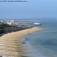 Buy canvas prints of Eastbourne Beach by camera man