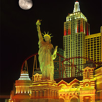 Buy canvas prints of Vegas Nights by Rob Turner