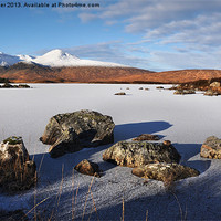 Buy canvas prints of Frozen Loch by Rob Turner