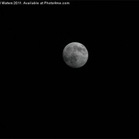Buy canvas prints of Night Moon by Michael Waters Photography