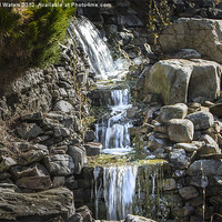 Buy canvas prints of Gentle Waterfall by Michael Waters Photography