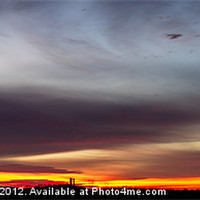 Buy canvas prints of Last 2012 Sunrise Panoramic by Michael Waters Photography