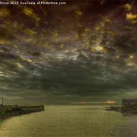 Buy canvas prints of Sunset at Portleven by Andrew Driver