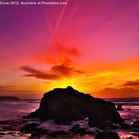 Buy canvas prints of Kennack sands sunrise by Andrew Driver