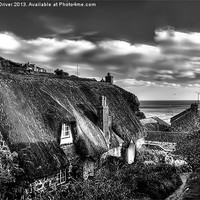 Buy canvas prints of Cadgwith Cottages by Andrew Driver