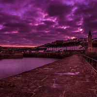 Buy canvas prints of Harbour at dawn by Andrew Driver