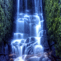 Buy canvas prints of Waterfall by Andrew Driver